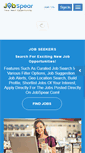 Mobile Screenshot of jobspear.com
